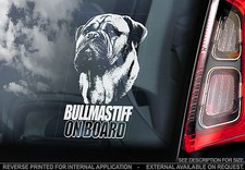 Bullmastiff - Car Window