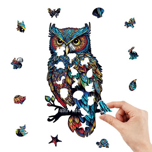 Puzzle gufo coloratissimo - 🧩,