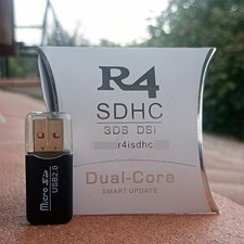 R4 DS 2DS 3DS SDHC FLASHCARD GIOCHI APP SUPPORTO SCHEDA MEMORIA + ADATTATORE USB