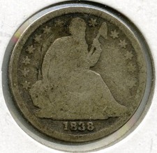 Dime D'Argento Capped Bust