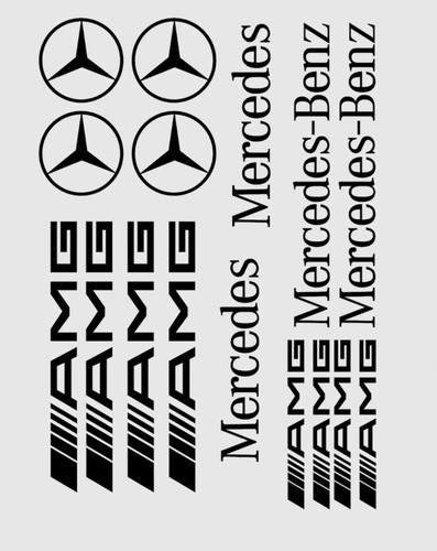 Adesivi amg mercedes benz - 16,