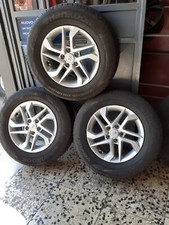 4) RUOTE COMPLETE HUNDAY TUCSON  650 X16 ET45 "COME NUOVI" GOMME 215/70HR16