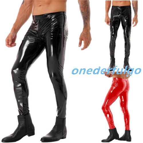 Pantaloni uomo lucidi pelle - uomo,