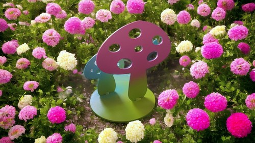 Fungo arredamento giardino - da,