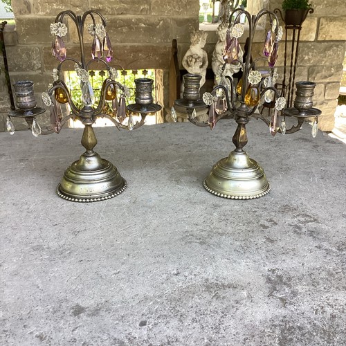 Antica coppia candelabri - coppia,
