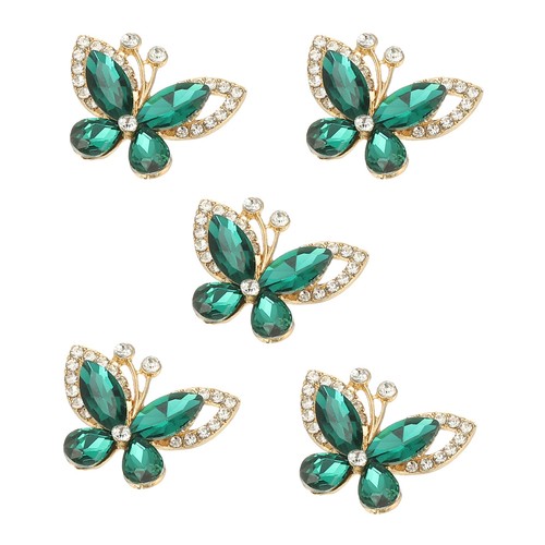 5pcs farfalle con - con, strass