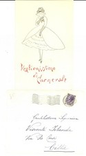1960 NIZZA MONFERRATO (AL) Circolo Sociale - Veglionissimo di Carnevale *Invito