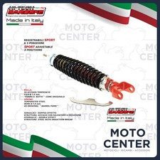 AMMORTIZZATORE POSTERIORE REGOLABILE CARBONE SPORT ROSSO PIAGGIO VESPA PK 50 125