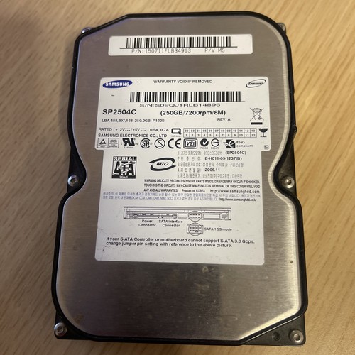 Samsung spinpoint p120 250 - spinpoint,