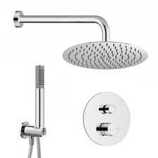 Set doccia incasso cromato con