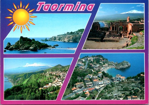 Cartolina taormina sicilia - taormina,