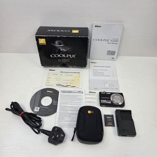 Nikon coolpix s220 10mp - coolpix,