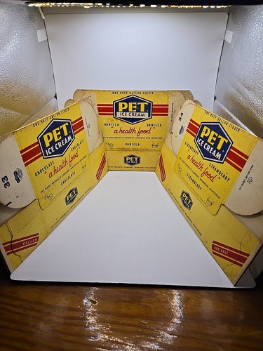 Pet ice cream vintage 1953 - cream,