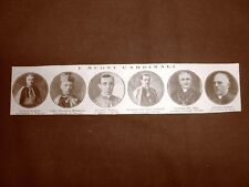 Nuovi Cardinali del 1929 Lavitrano Minoretti Pacelli Cerejeira Rory Verdier