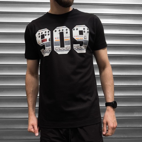 Shirt music sampler - music, tr909