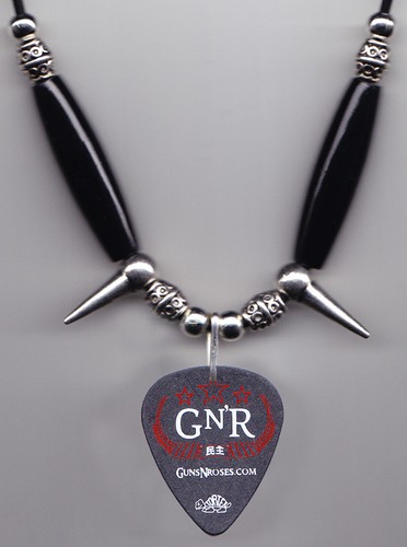 Collana plettro chitarra guns - chitarra,