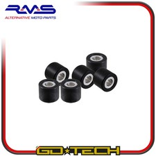 RULLI VARIATORE 19x15.5 6g SCOOTER PIAGGIO GILERA APRILIA DERBI 50 2T KIT 6pz