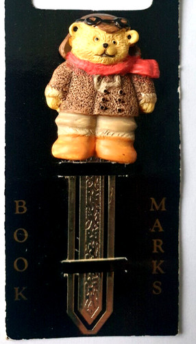 Orsacchiotto aviatore bookmark - orsacchiotto,