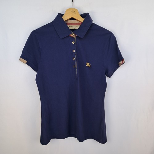 Polo burberry colore blu - burberry,