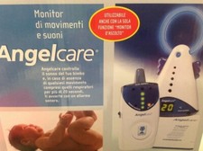 Foppapedretti Angelcare, monitor di movimenti e suoni, bianco e blu