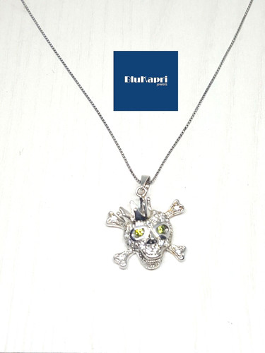 Ciondolo teschio argento - in,