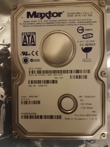 Maxtor 6y080m042725a - maxtor,