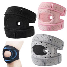 Ginocchiera rotula pressurizza regolabile supporto tendine rotuleo cinghia e gel pad