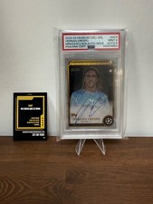 Topps Museum Uefa Ucc 2023 2024 Crespo Marks Excellence Gold /50 PSA 9 AUTO 8