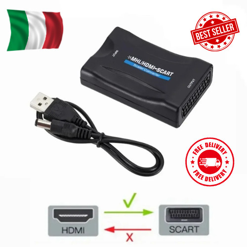 Convertitore scart hdmi per - scart,