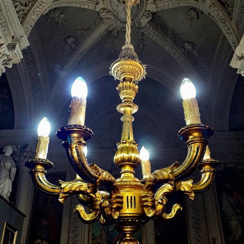 Antico lampadario fiorentino - antico,