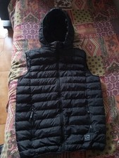 Gilet Piumino Smanicato Uomo Visionary taglia M Usato cappuccio rimovibile