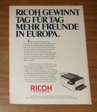 Rara Pubblicità Vintage RICOH