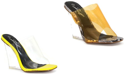 Sandali donna trasparenti - , con