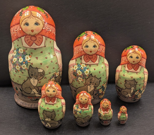 Set vintage bambole nido - set,