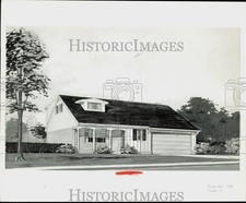 1961 Press Photo Architect's