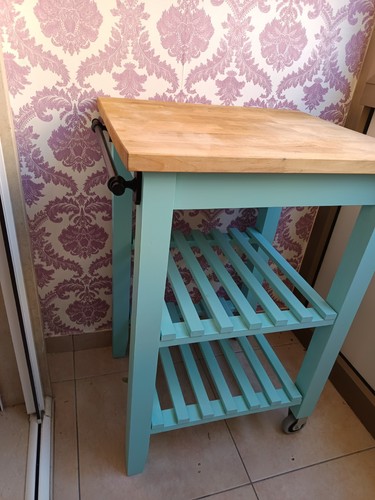 Carrello cucina legno - carrello,