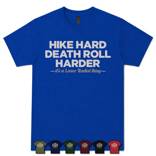 Maglietta hike hard death - hard,,