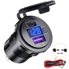 12V QC 3.0 PD USB presa auto