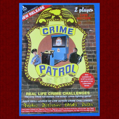 Flyer crime patrol atari - flyer,