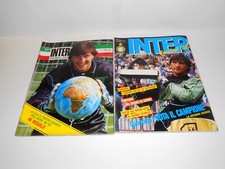INTER football club 2 riviste 1989 1990 Zenga con poster gigante Inter 89-90