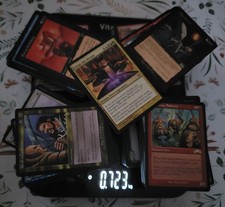 MtG 723 g.  / 400 carte Magic the Gathering: R + NC +Terre + tante FOIL
