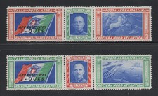 Regno 1933 - Croc. Nord Atlantica - Trittici I-Ques - Nuovi Gomma Integra MNH**