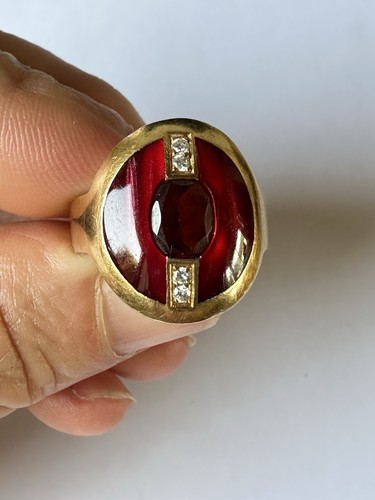 18k gold ring - gold,