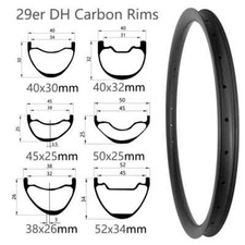 Cerchio carbonio DH MTB bici
