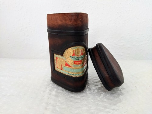 Scatola sigari havana pelle - havana, e
