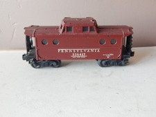 LIONEL TRAIN calibro O #536417 Pennsylvania Rail Roal oblò rosso caboose