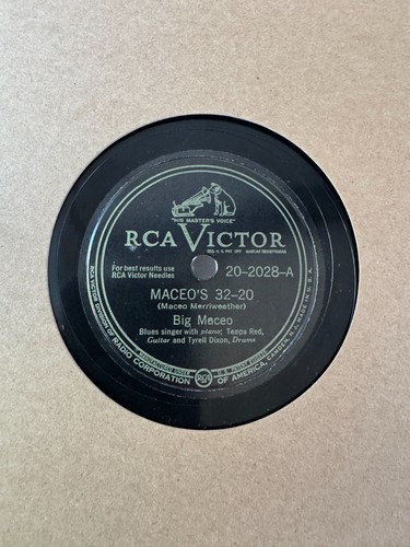 78rpm blues big - maceo, w