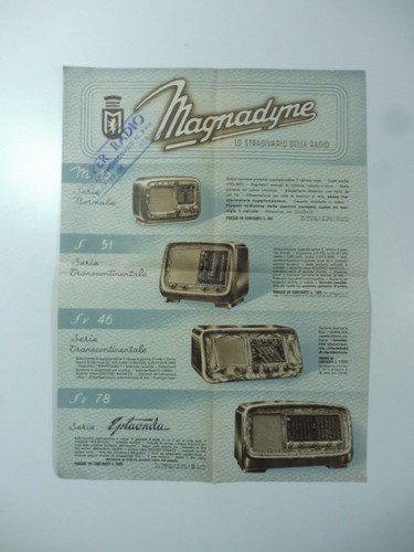 Magnadyne stradivario - magnadyne., lo