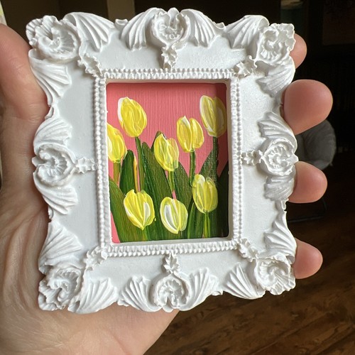 Tulipani fiori dipinto in - tulipani,, fiori,
