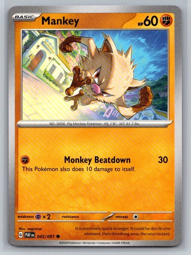 Mankey 045 091 - mankey, destino